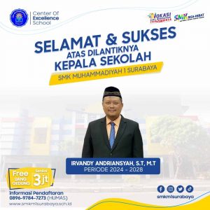 Pelantikan Kepala Sekolah SMK Muhammadiyah 1 Surabaya
