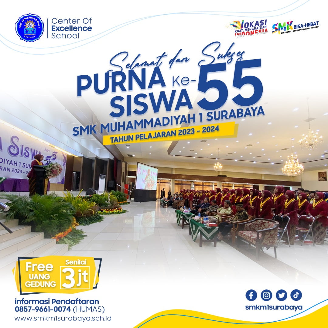 PURNA SISWA KE 55 SMK MUHAMMADIYAH 1 SURABAYA