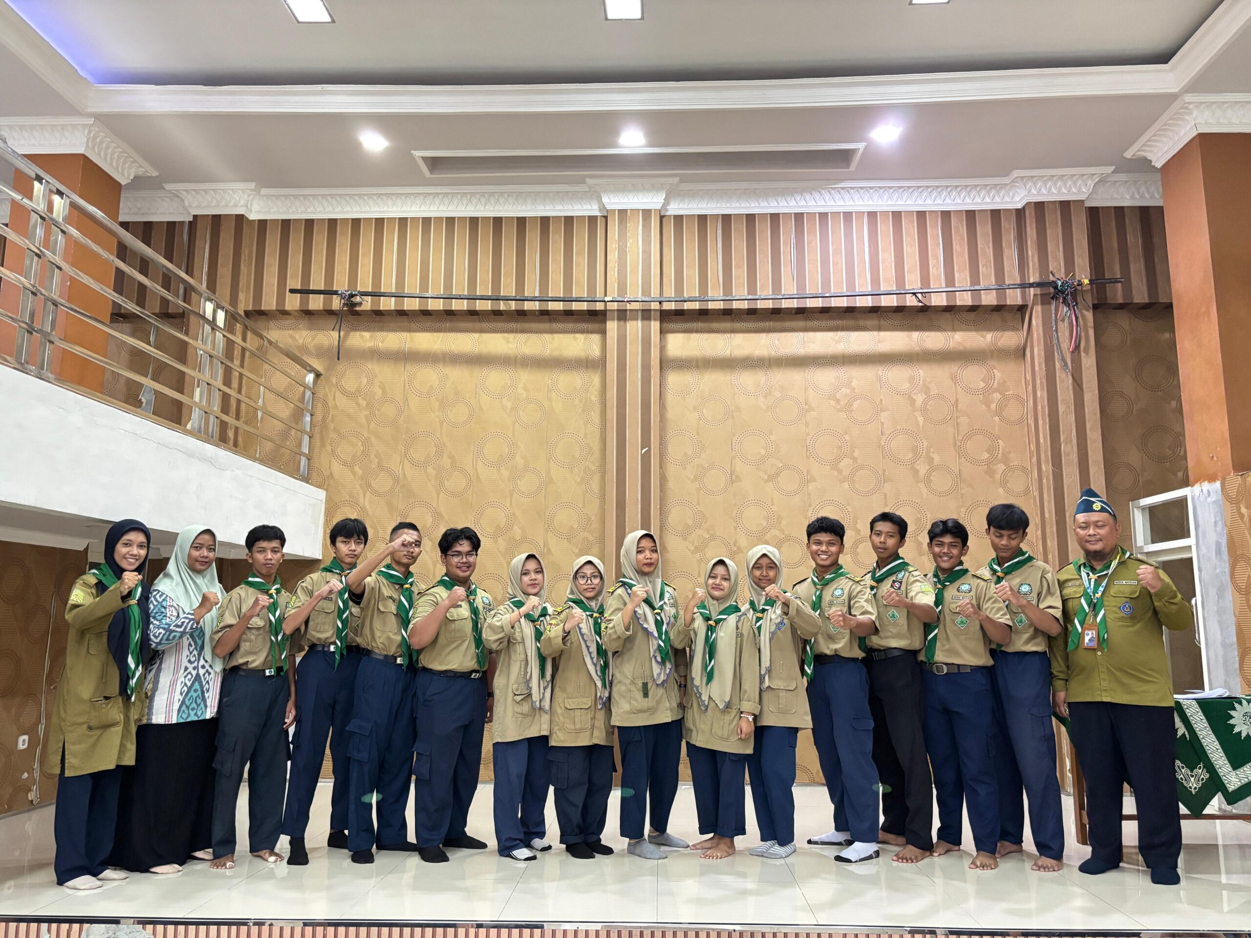 15 Siswa SMK Mudisa Resmi Dilantik Jadi Dewan Hizbul Wathan