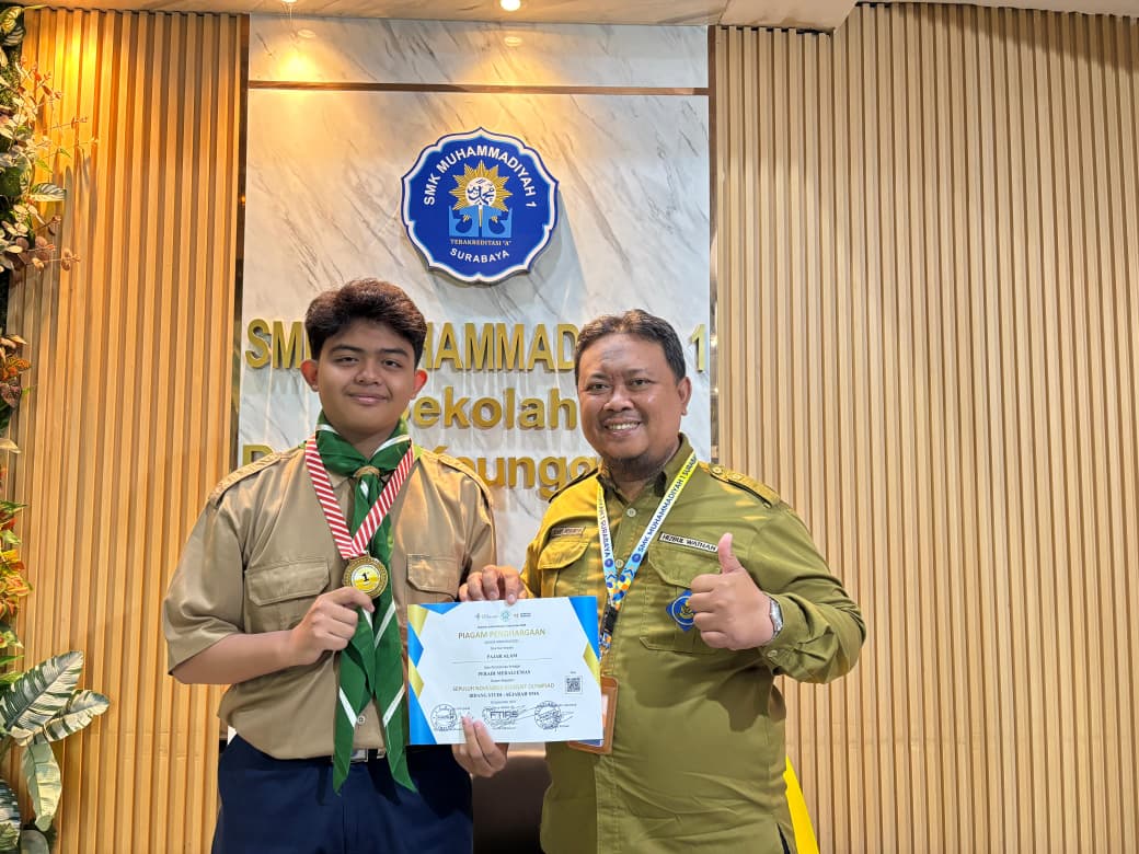 SISWA SMK MUDISA SABET EMAS DI AJANG PRESTISIUS “SEPULUH NOVEMBER STUDENT OLYMPIAD”